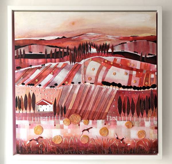 - Mixed Media on Canvas, Painting by Julie Adlard, measuring 100 x 100 cm (H x W) framed at 109 x 109 cm £2100